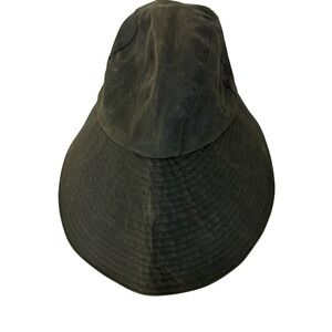 Oxford Waxed Rain Hat Sou'wester Hat Green